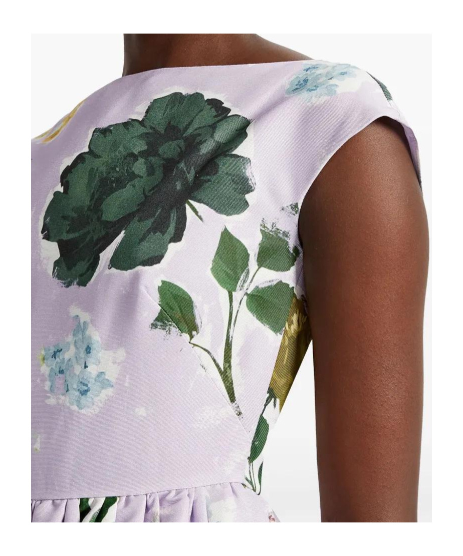 ERDEM BOAT-NECK MIDI DRESS 