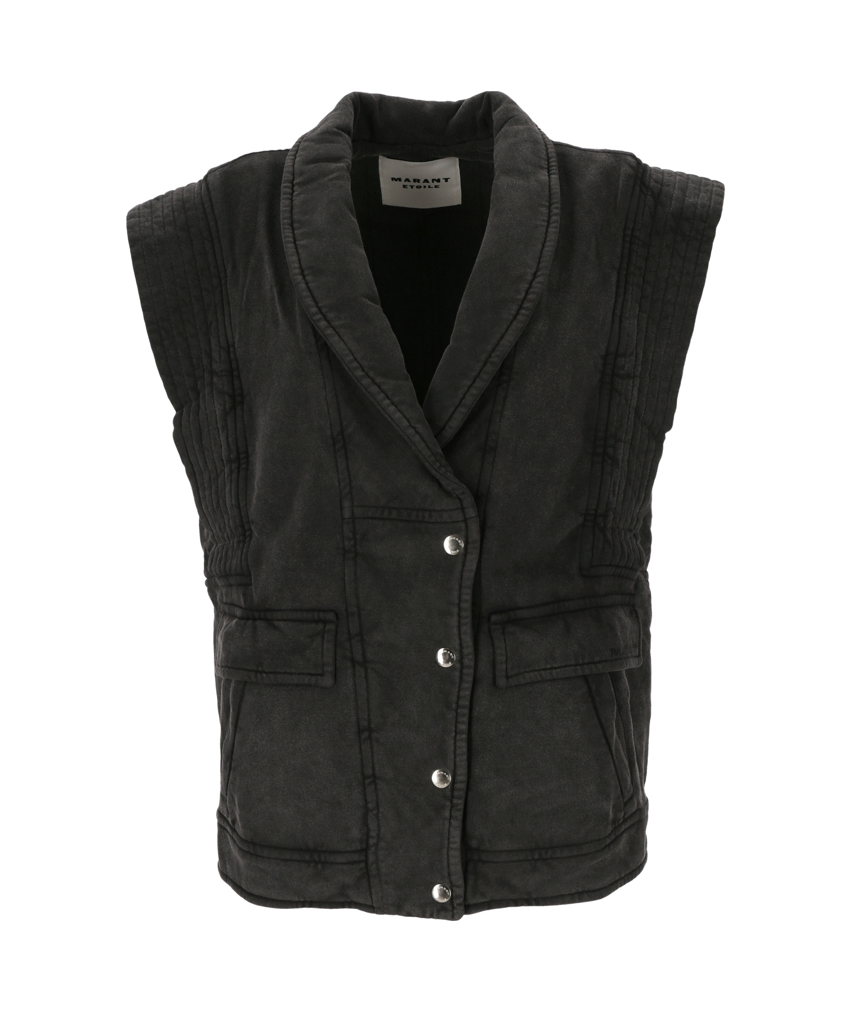 Shop Isabel Marant Étoile Naelle Vest In Black