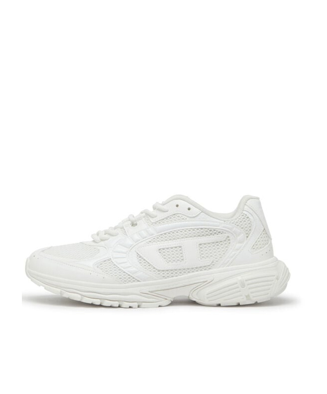 Diesel Woman Sneakers White Size 7.5 Textile Fibers In White