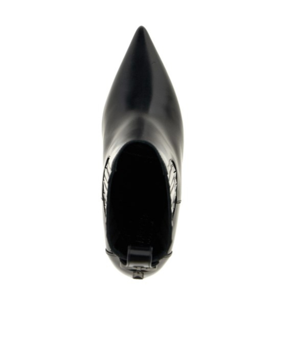 Valentino Vlogo Lockette Booties In Black