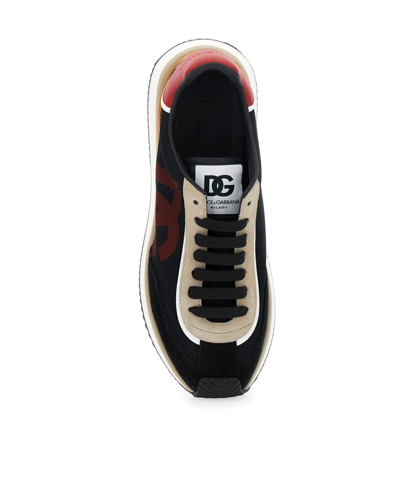 Dolce & Gabbana Dg Cushion Sneaker Sneakers Multicolor In Black