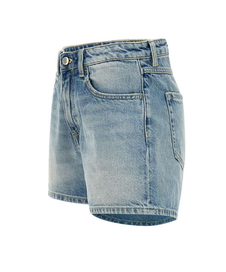 Shop Icon Denim Denim Shorts With Belt Loops