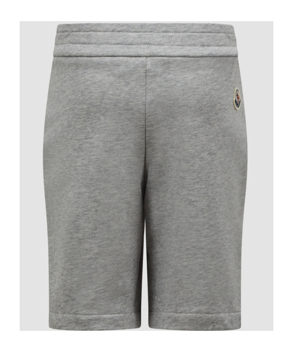 Moncler Cotton Shorts In Gray