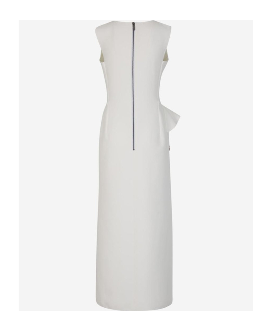 Maticevski Mannerism Midi Dress In White