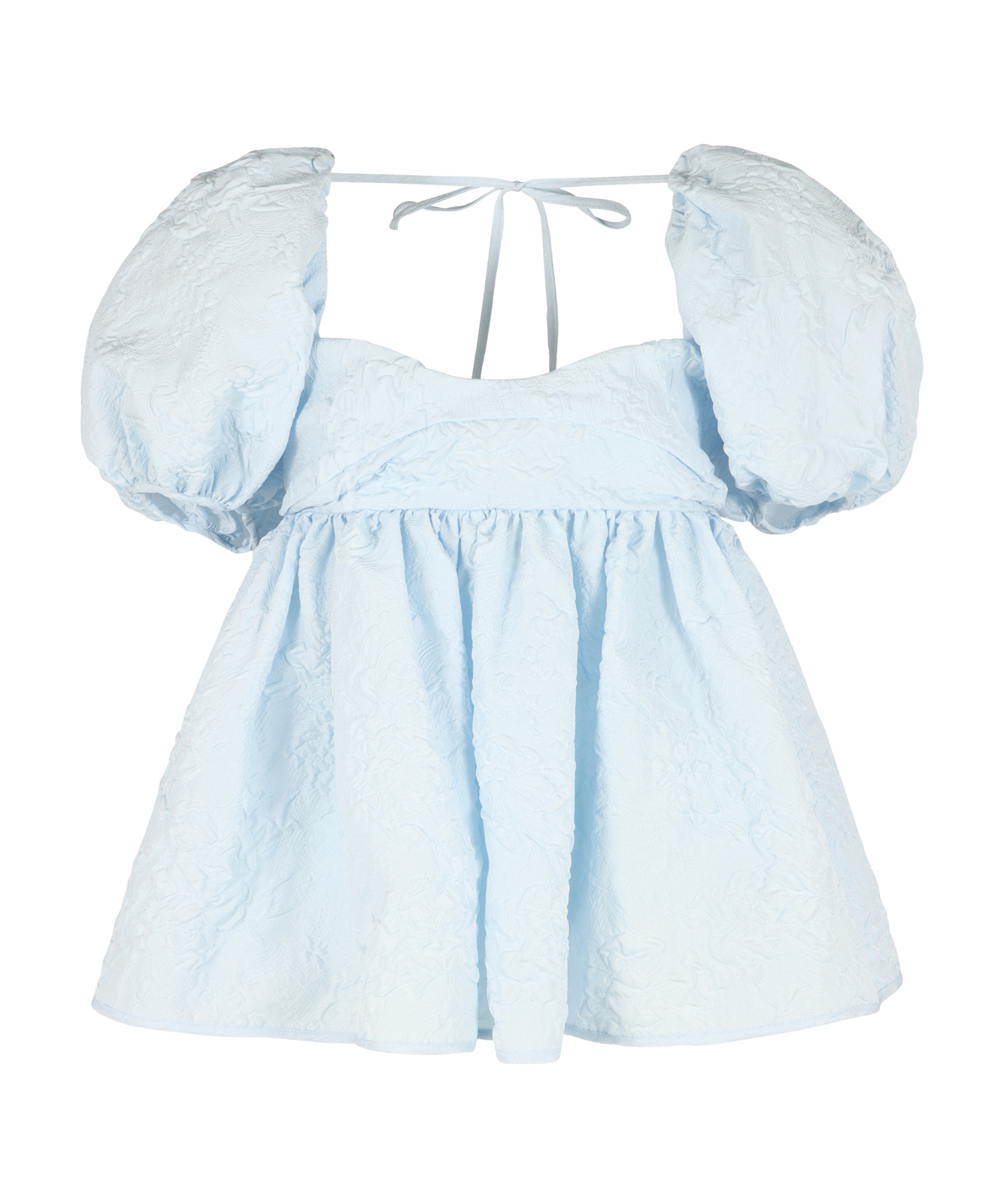 Cecilie Bahnsen Puff Sleeve Shirt In Sky-blue