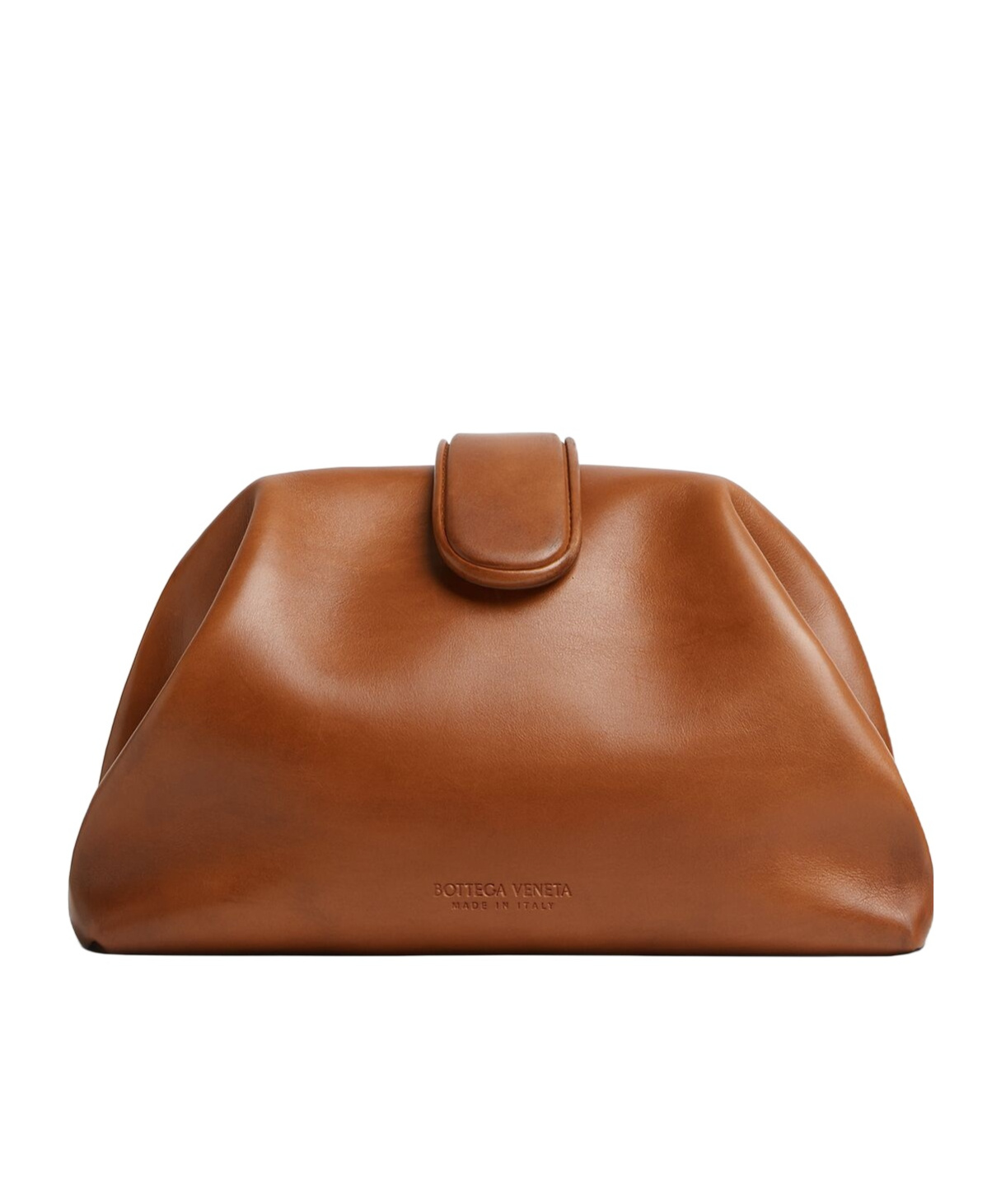 Bottega Veneta Lauren 1980 Mini Clutch With Chain In Brown