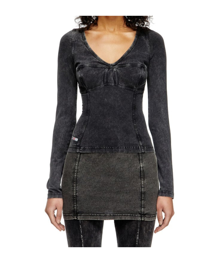 Diesel T-elin T-shirt In Black