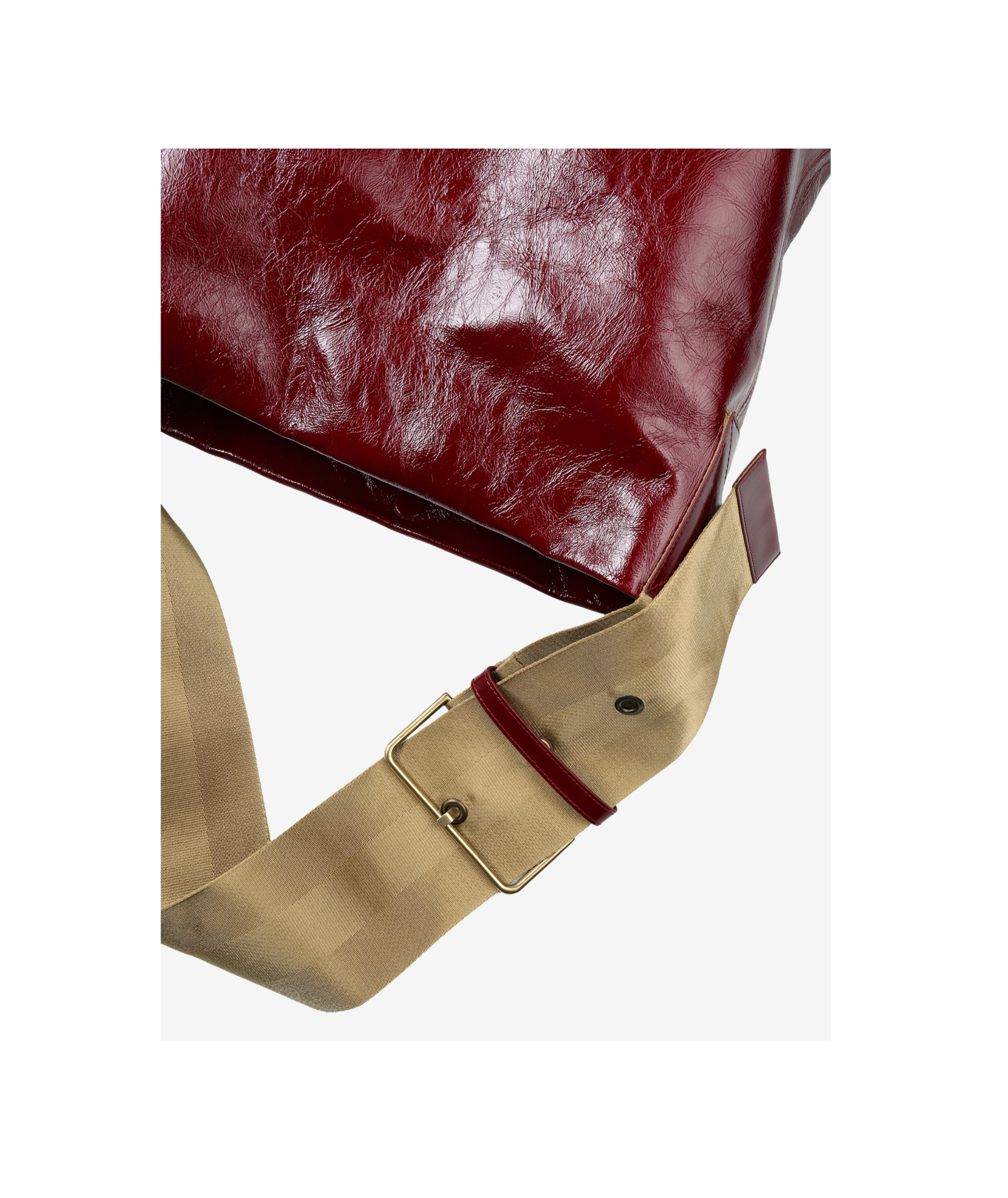 Uma Wang Top Handle Tote In Red