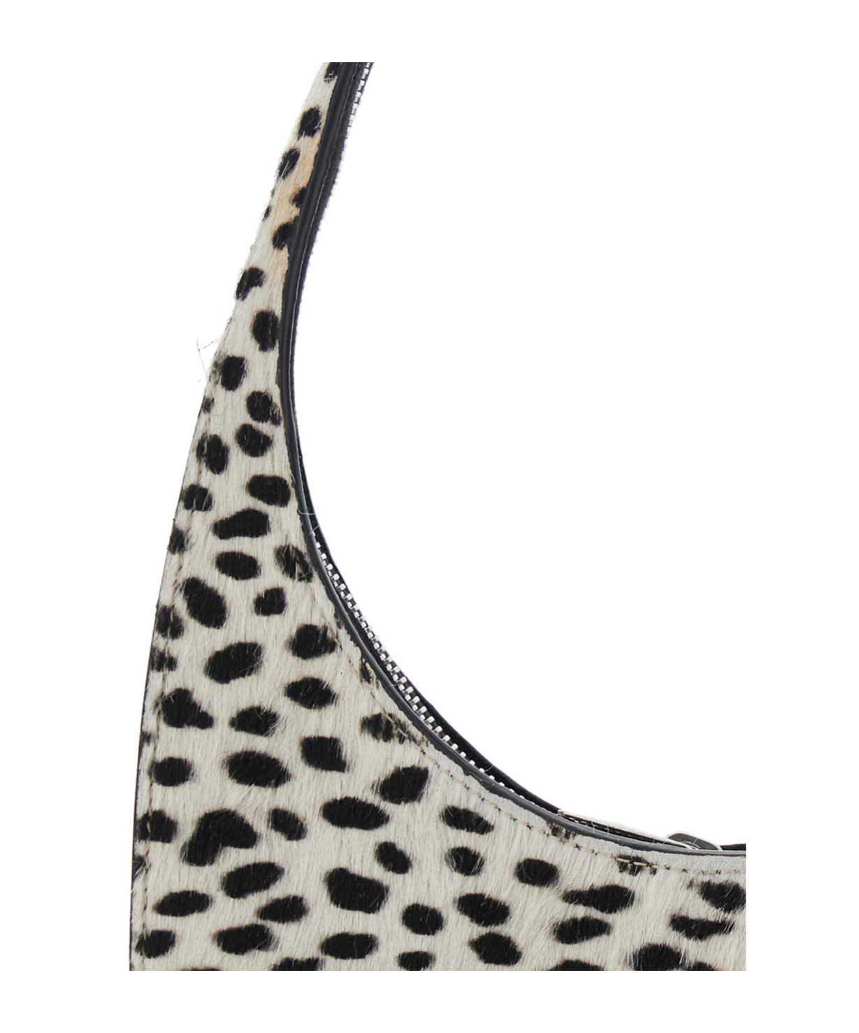 Coperni Animal Print Top Handle Shoulder Bag In Black