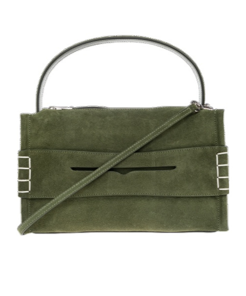 Jw Anderson Loafer Shoulder Bag In Green