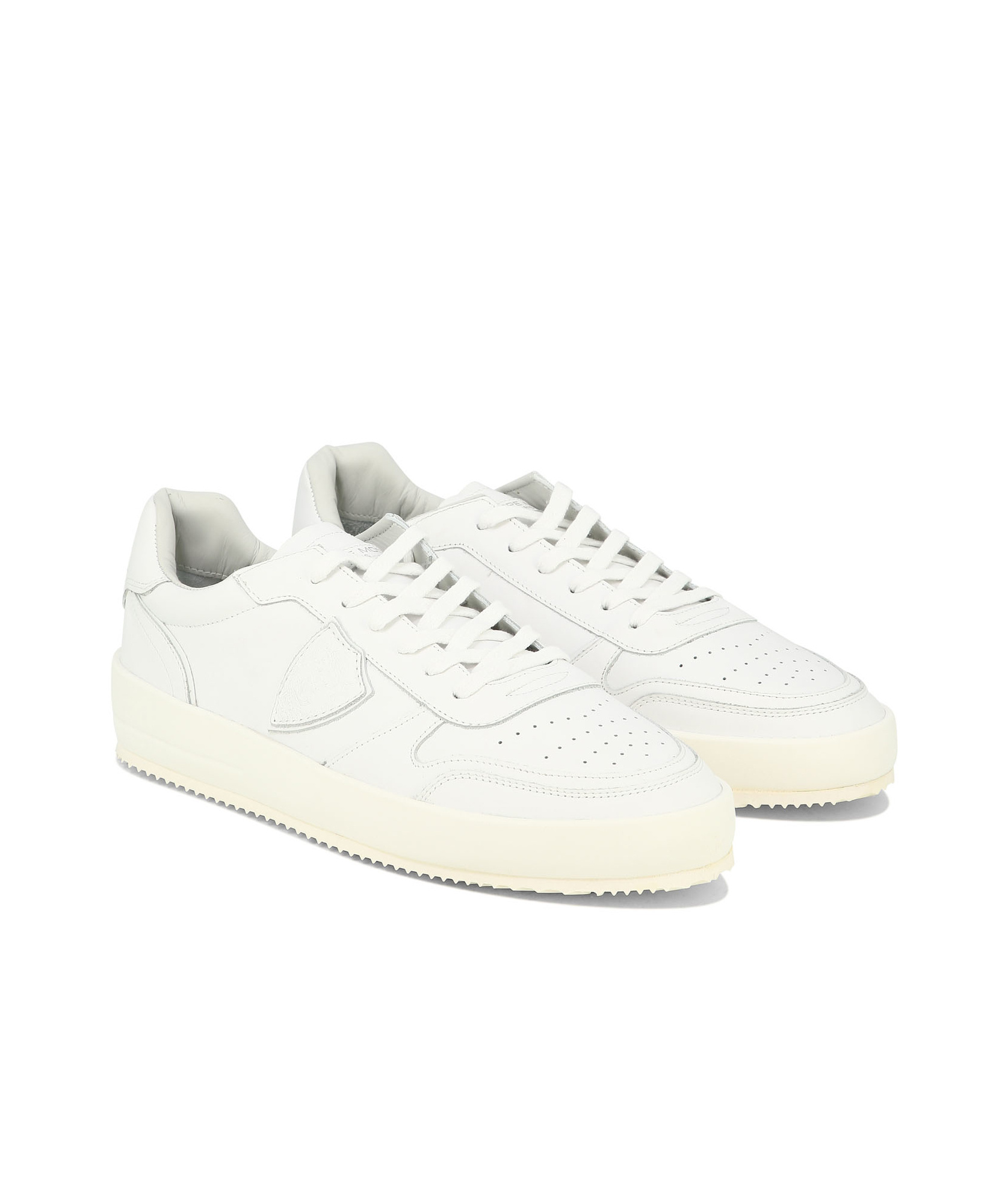 Philippe Model Nice Leather Sneakers In White