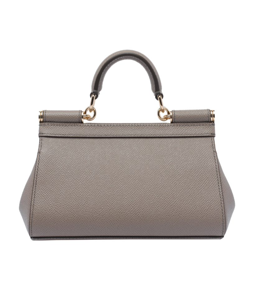 Dolce & Gabbana Top Handle Shoulder Bag In Gray