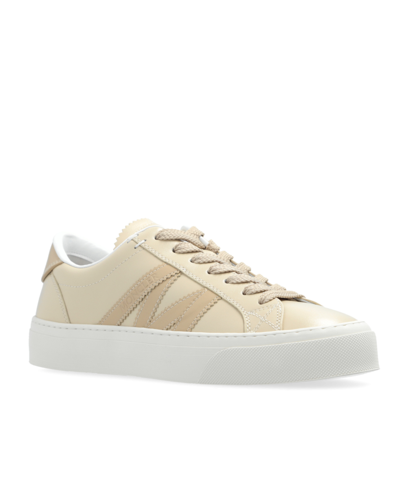 Shop Moncler Monaco M Trainers In White