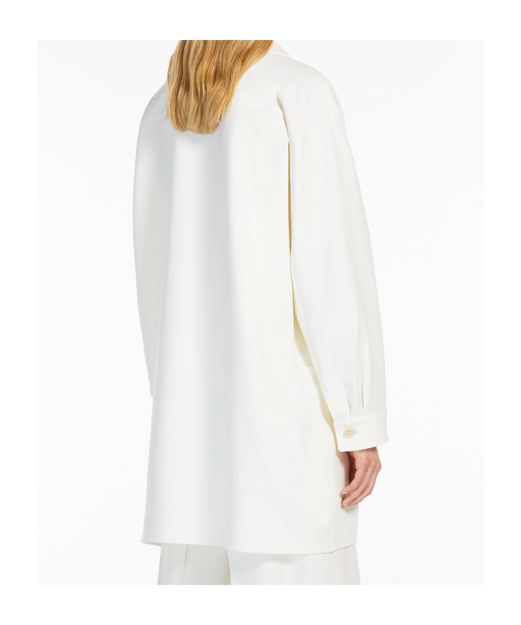 MAX MARA LONG-SLEEVED WOOL SUIT COAT