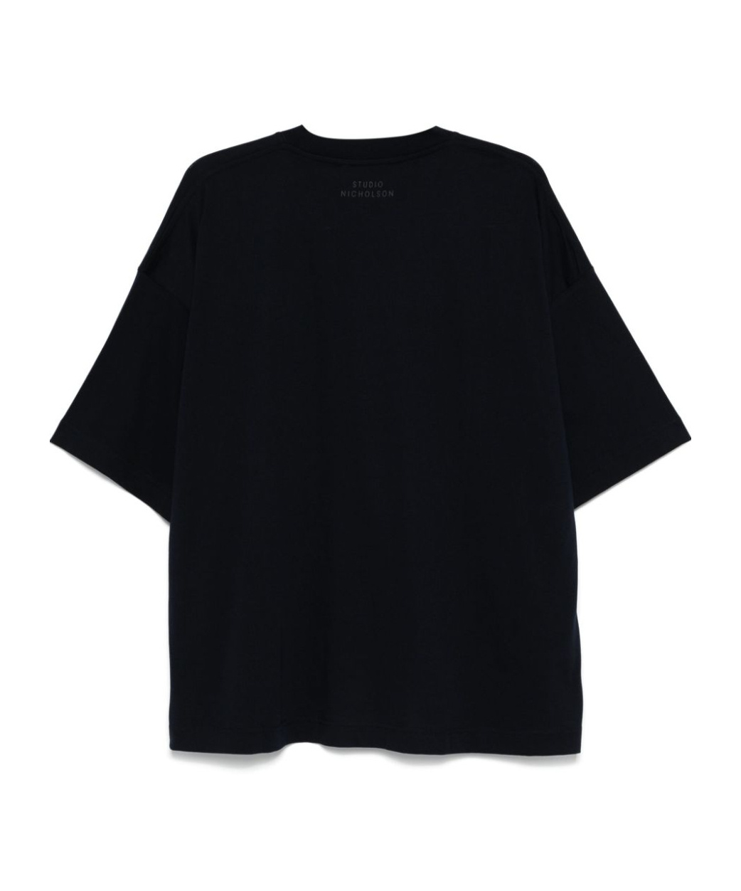 Studio Nicholson Crew Neck Oversized Fit Short Sleeves T-shirt In Black