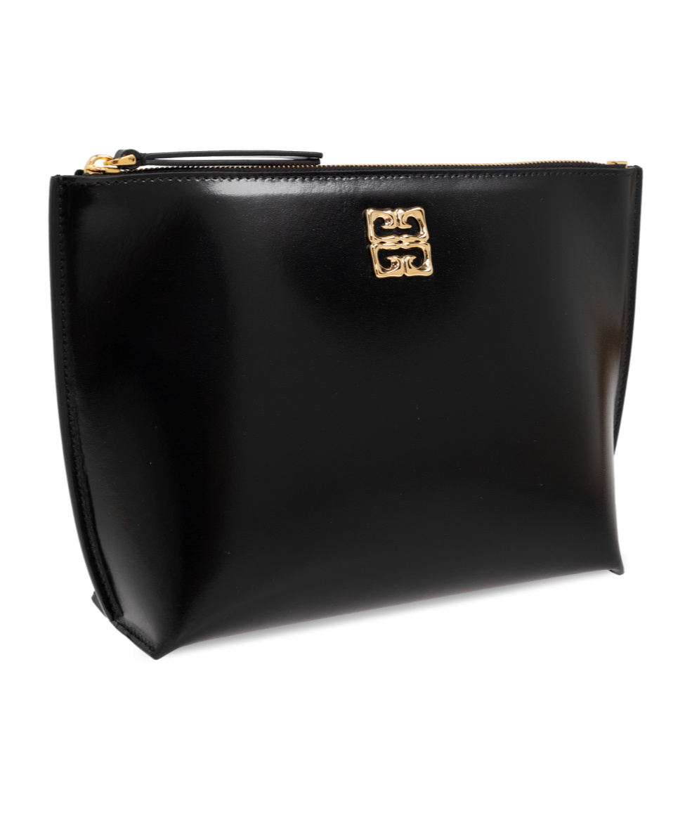 Givenchy Medium 4g Liquid Pouch In Box Leather In Black