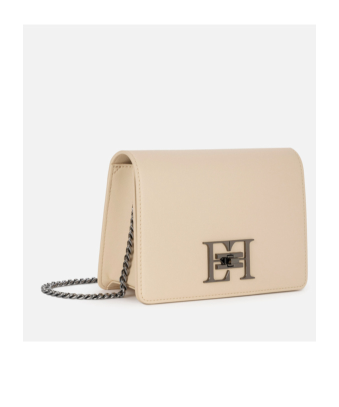 ELISABETTA FRANCHI LOGO TURN-LOCK CROSSBODY BAG