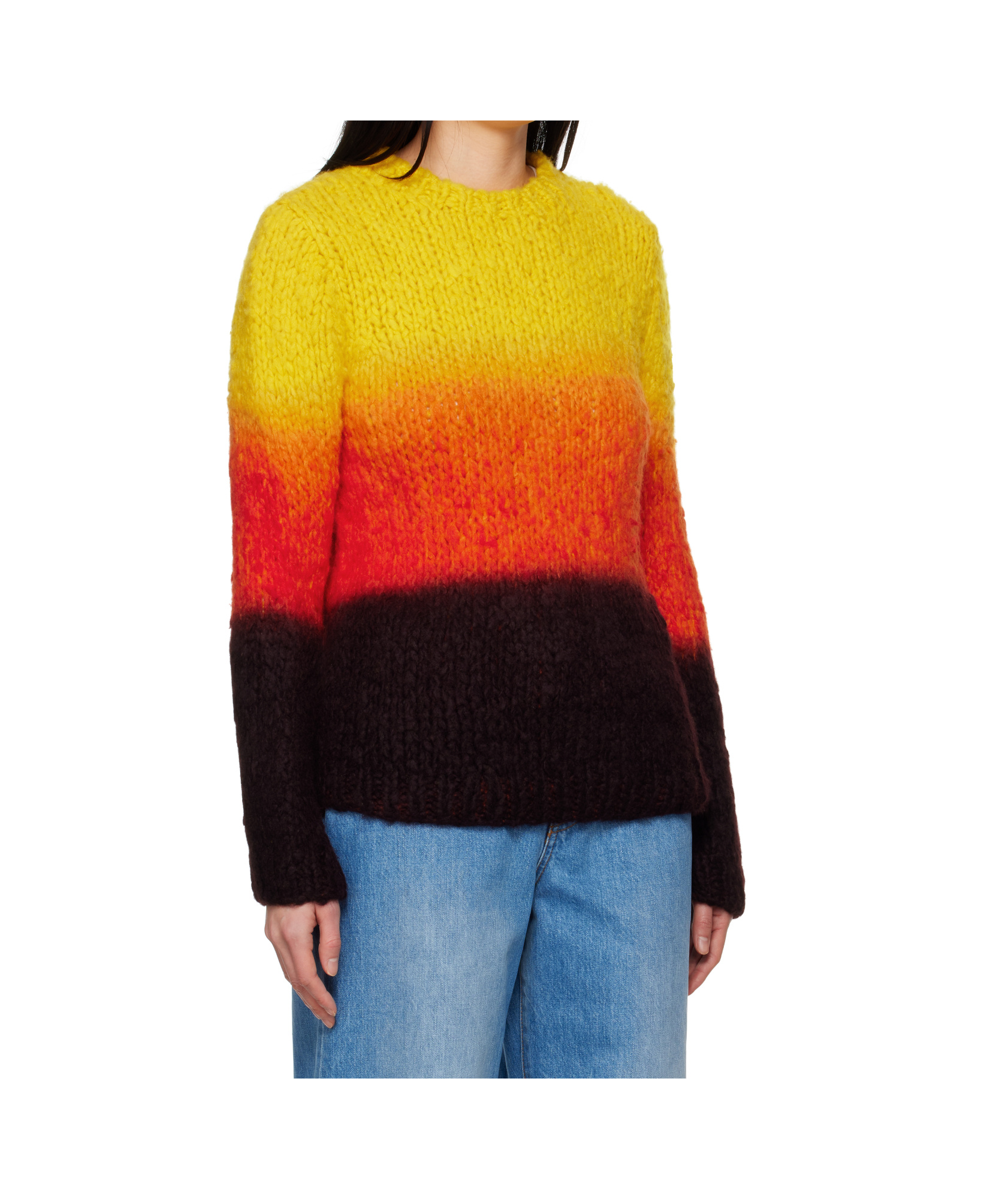 Gabriela Hearst Multicolor Pallas Knit Sweater In Dried Sunrise