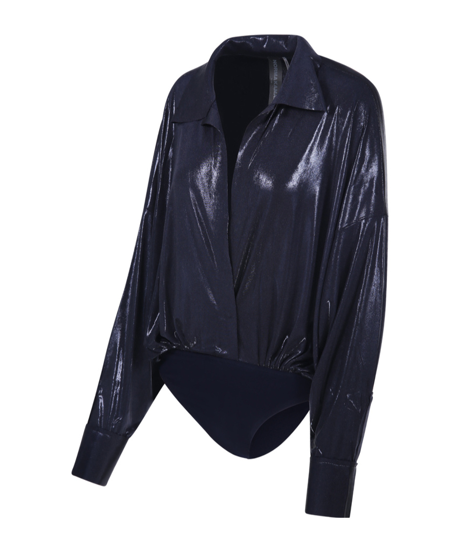 NORMA KAMALI SHIRT BODYSUIT