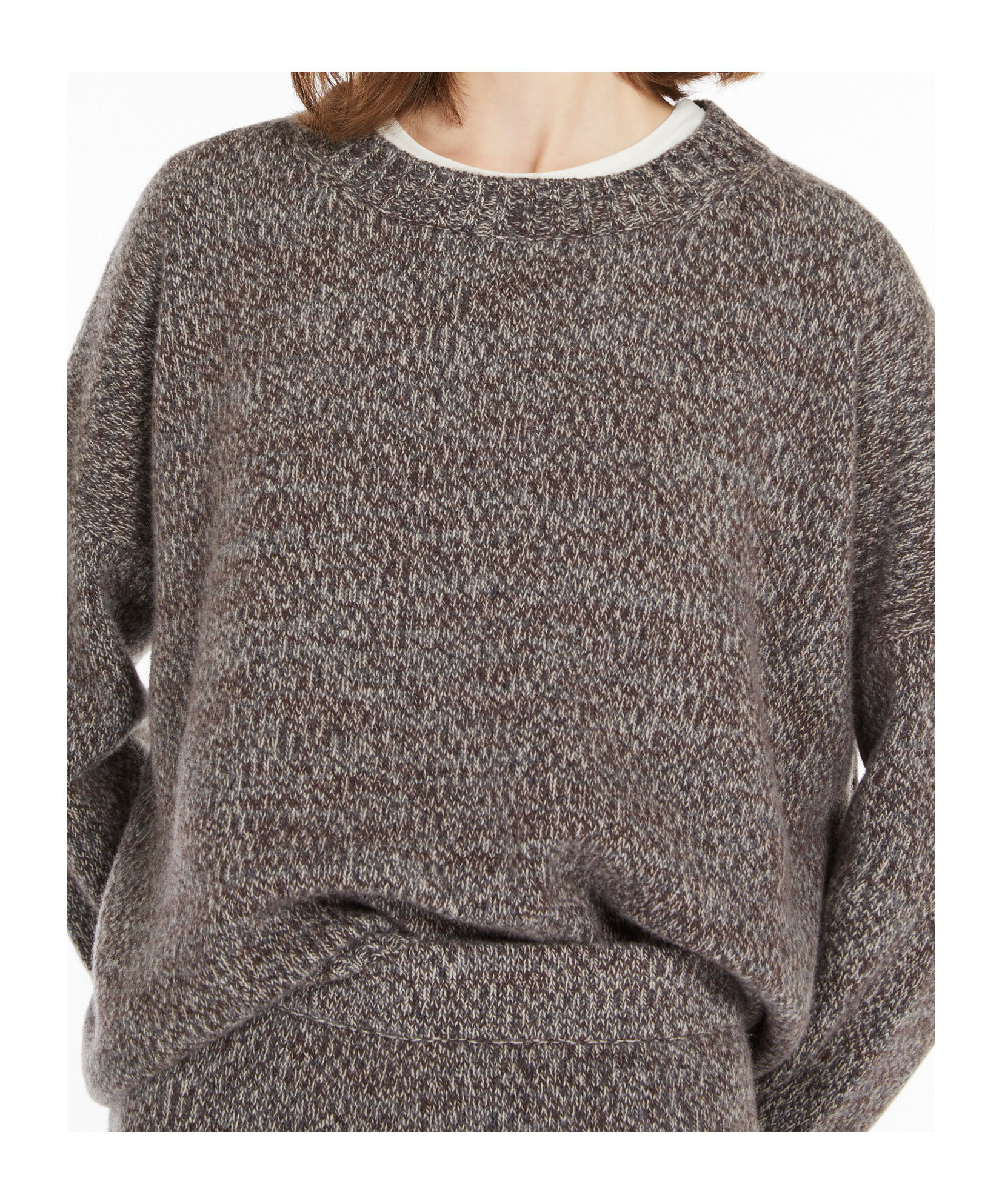 Weekend Max Mara Multicolor Wool Moxa Sweater In Gray