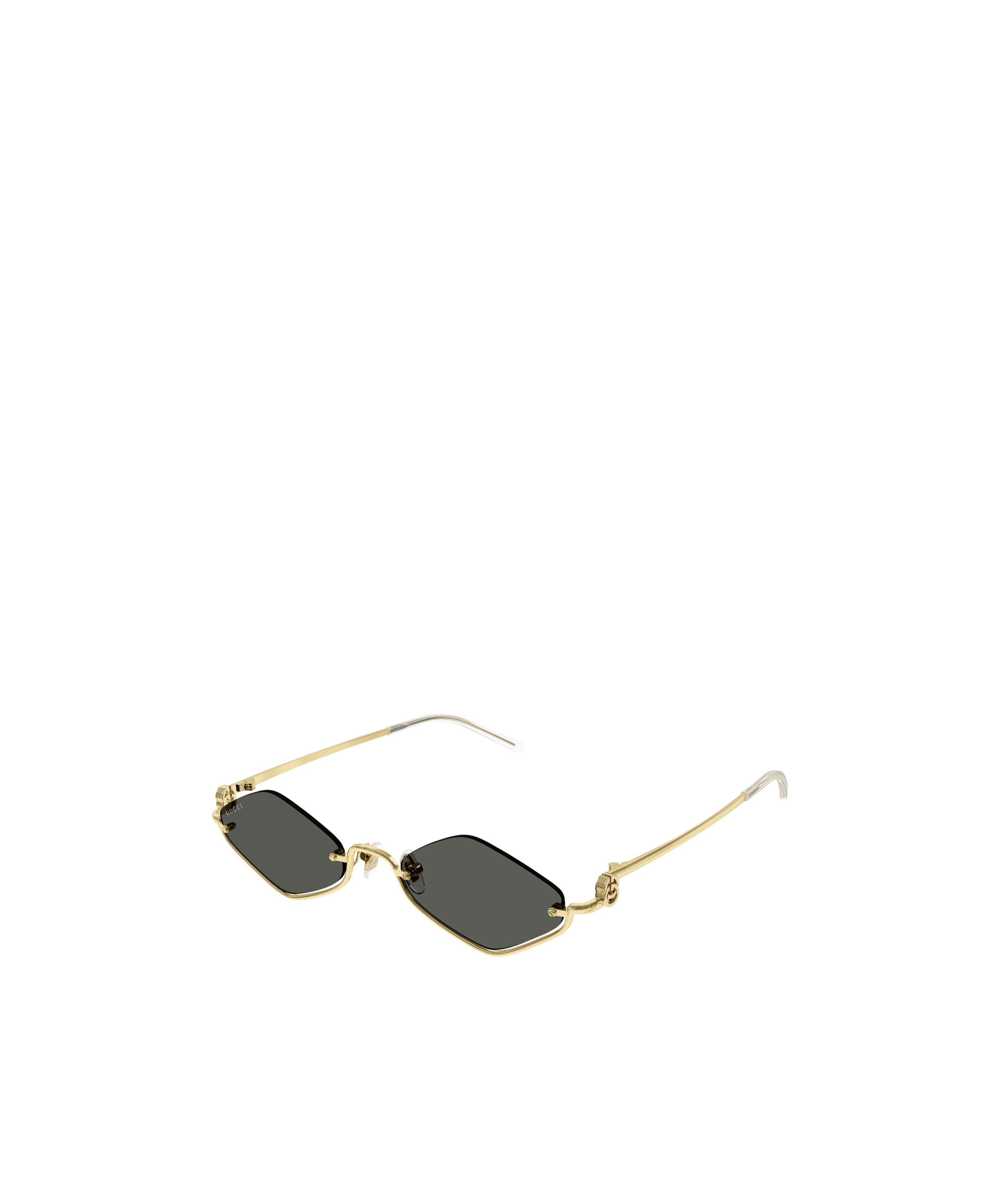 Gucci Geometric-frame Sunglasses In Black