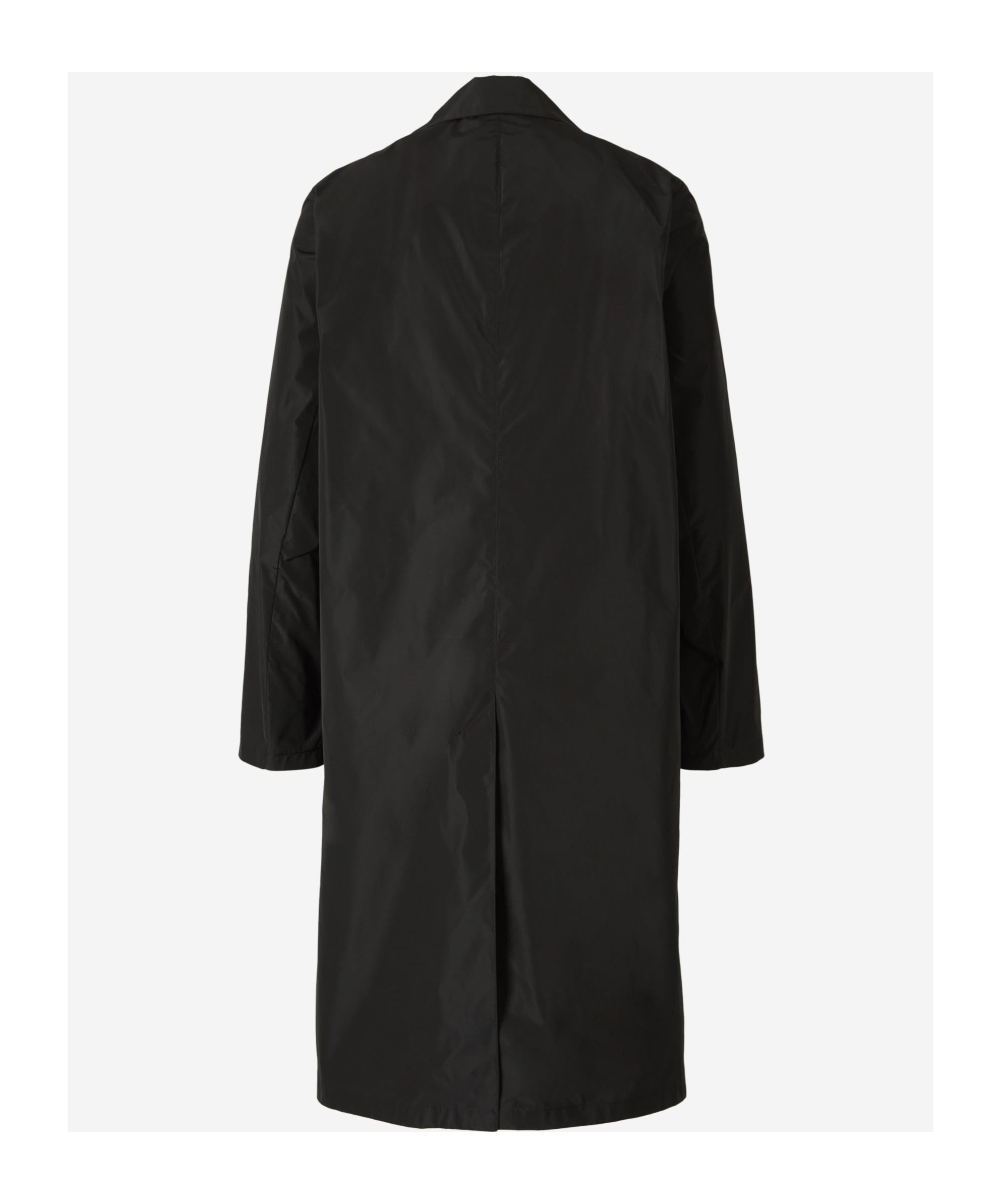 Herno Single-breasted Gabardine Jacket In Black