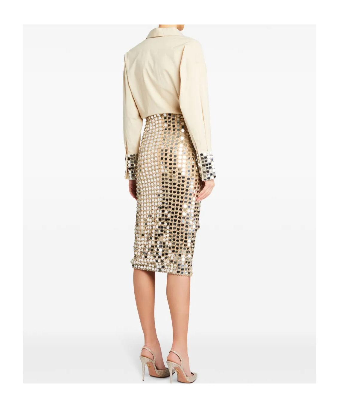Retroféte Retrofete Sequin Embellished Skirt