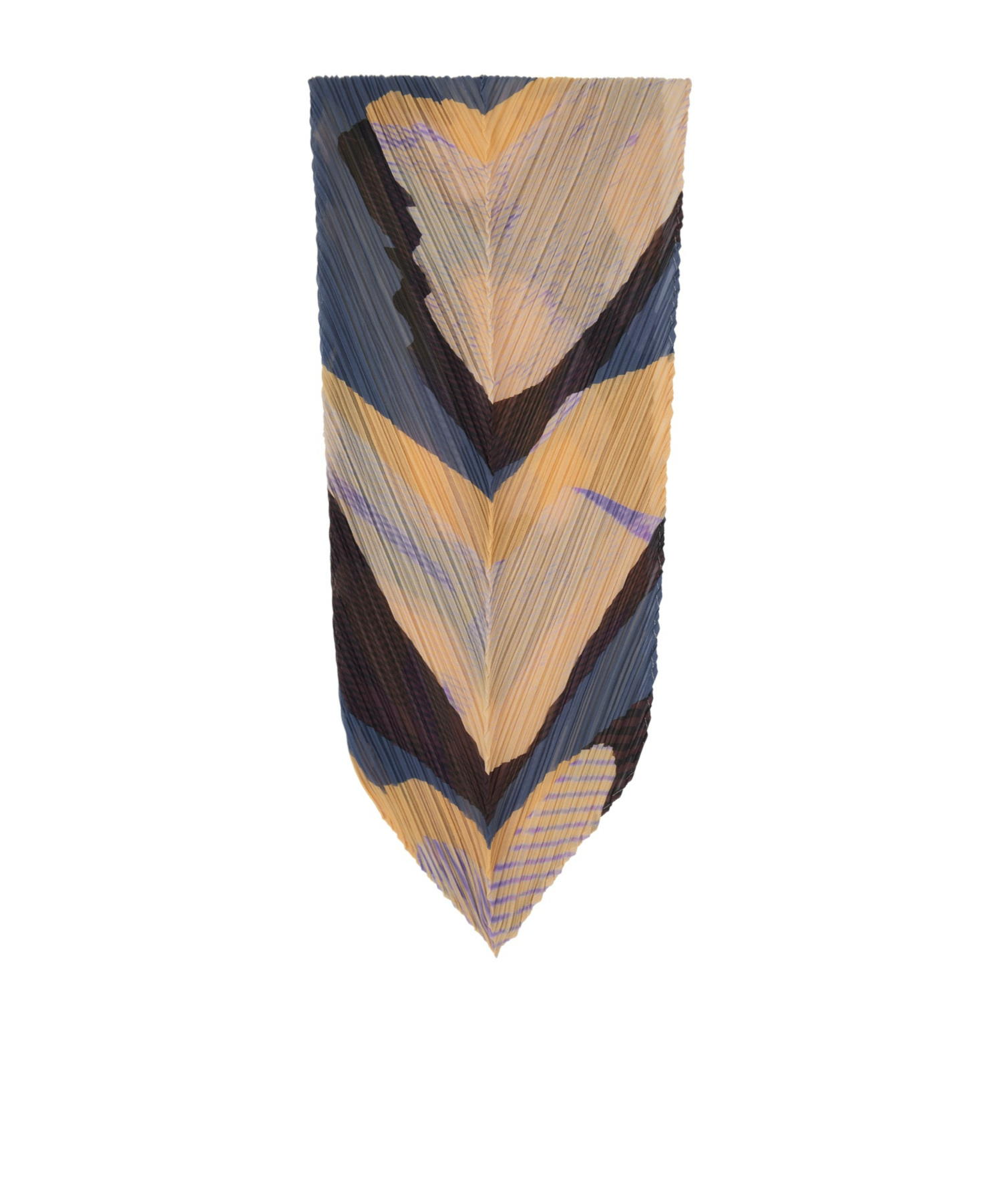 Issey Miyake Meteorite Pleated Scarf In Multi