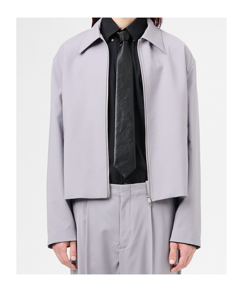 Our Legacy Purple Mini Jacket In Gray