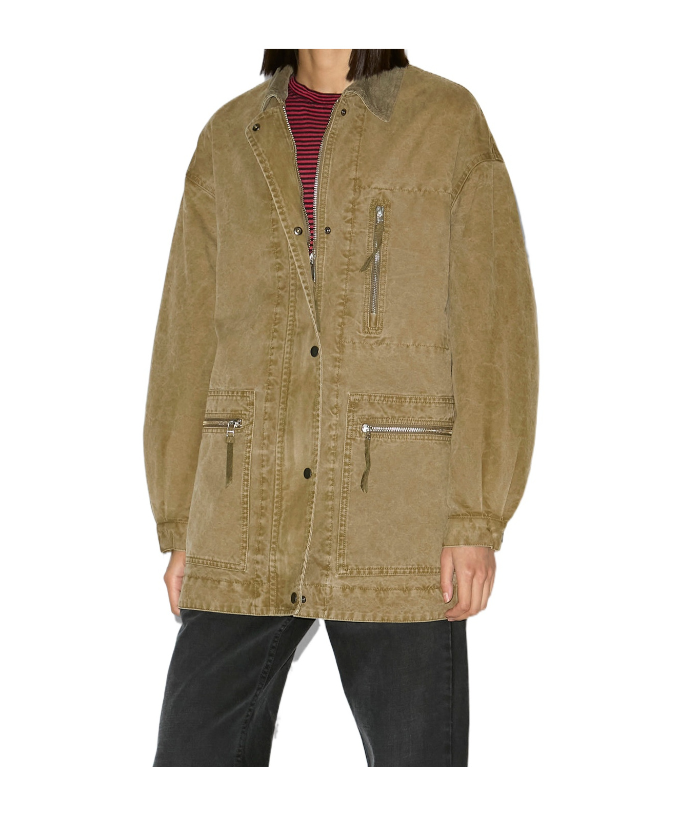 Isabel Marant Étoile Kimelia Jacket In Brown