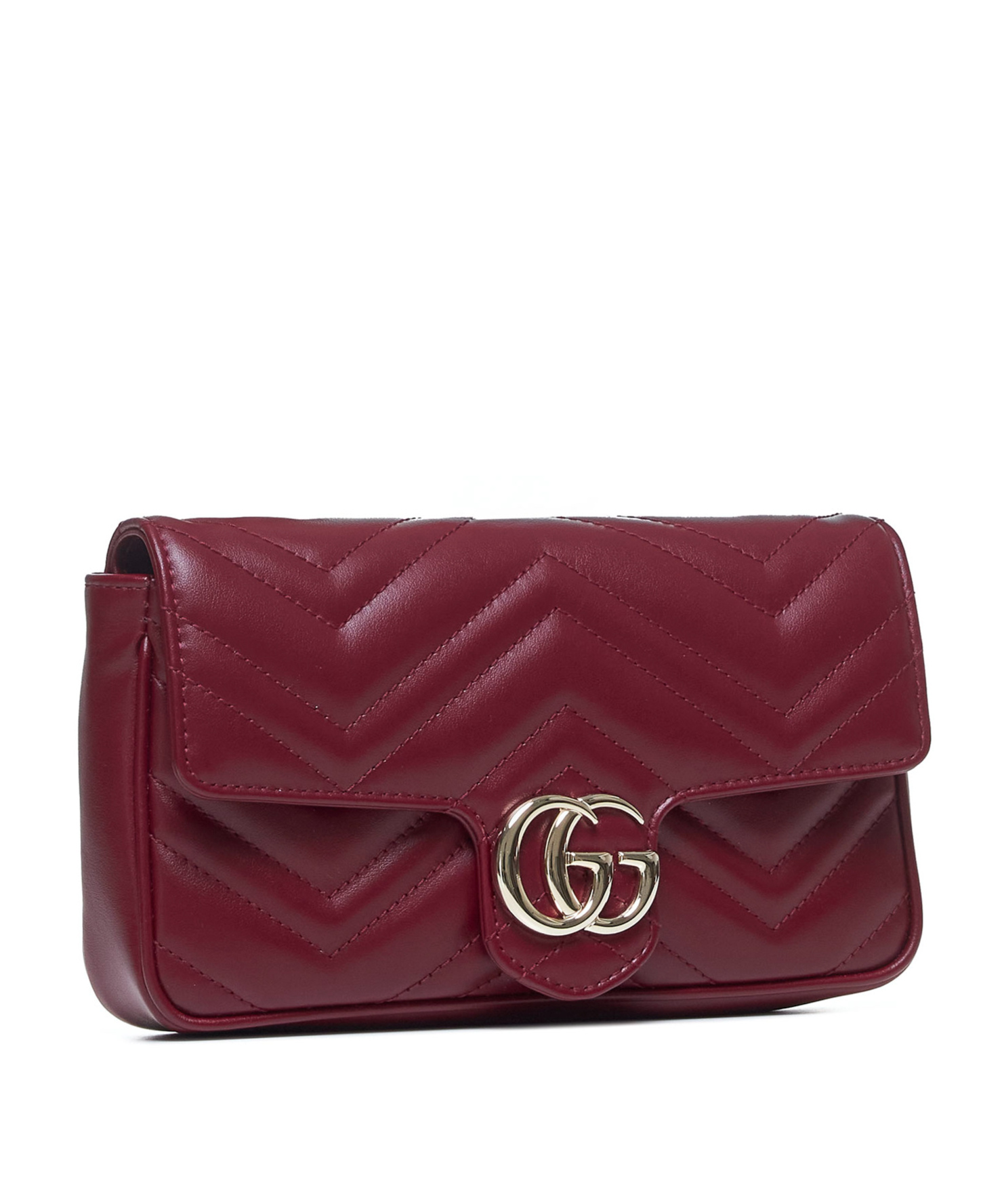 Gucci Gg Marmont Mini Shoulder Bag In Burgundy