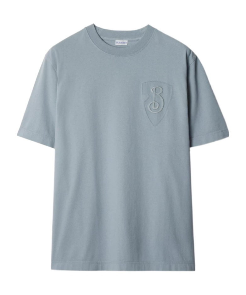 Burberry B Shield T-shirt In Gray