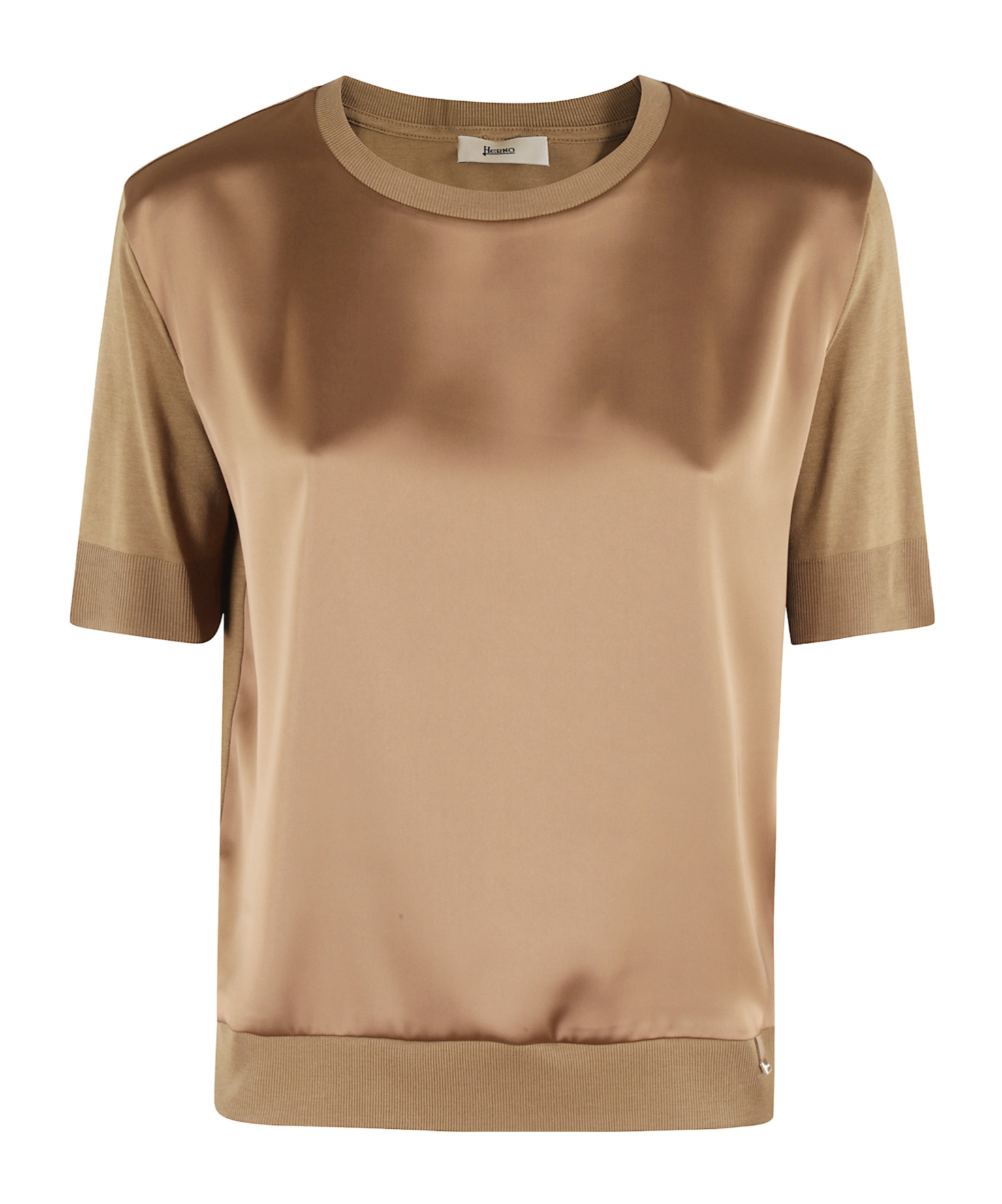 Herno Panelled Crewneck T-shirt