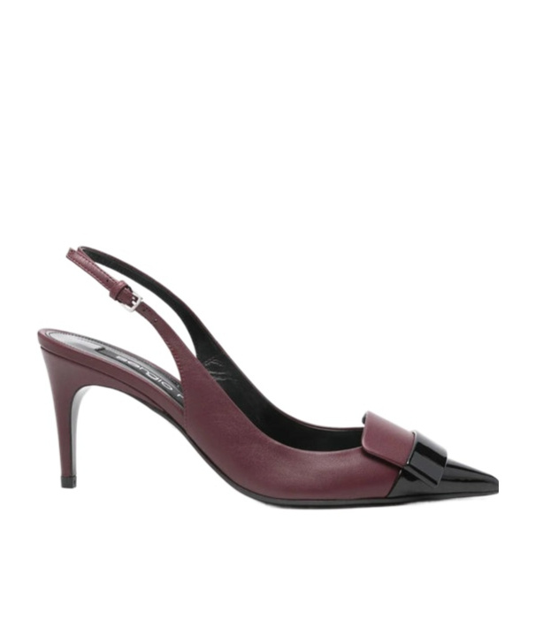 Sergio Rossi Pointed High-heeled Sandals In Black