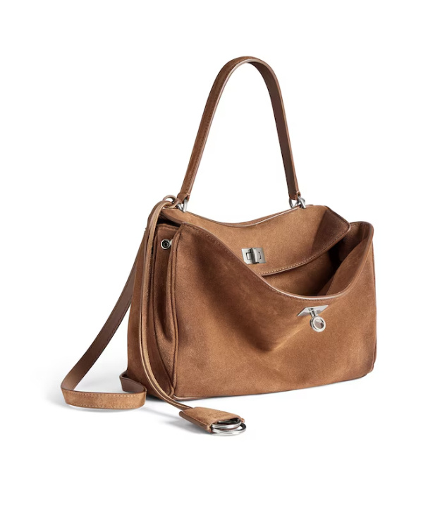 Balenciaga Women's Rodeo Handbag Small In Camel In Brown