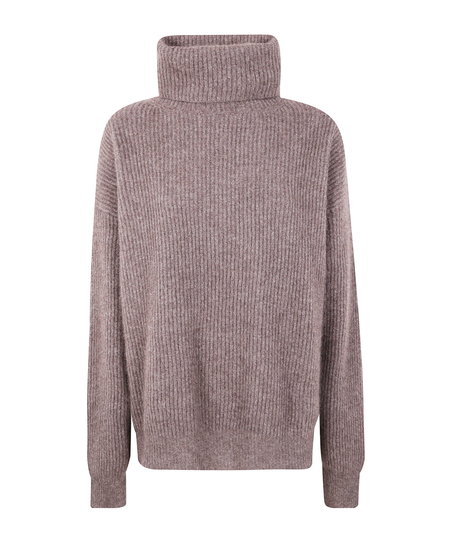 Uma Wang High Neck Sweater In Brown