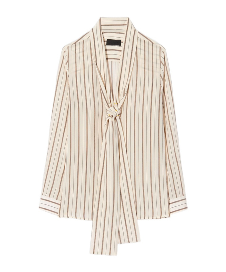 NILI LOTAN BOW TIE SHIRT