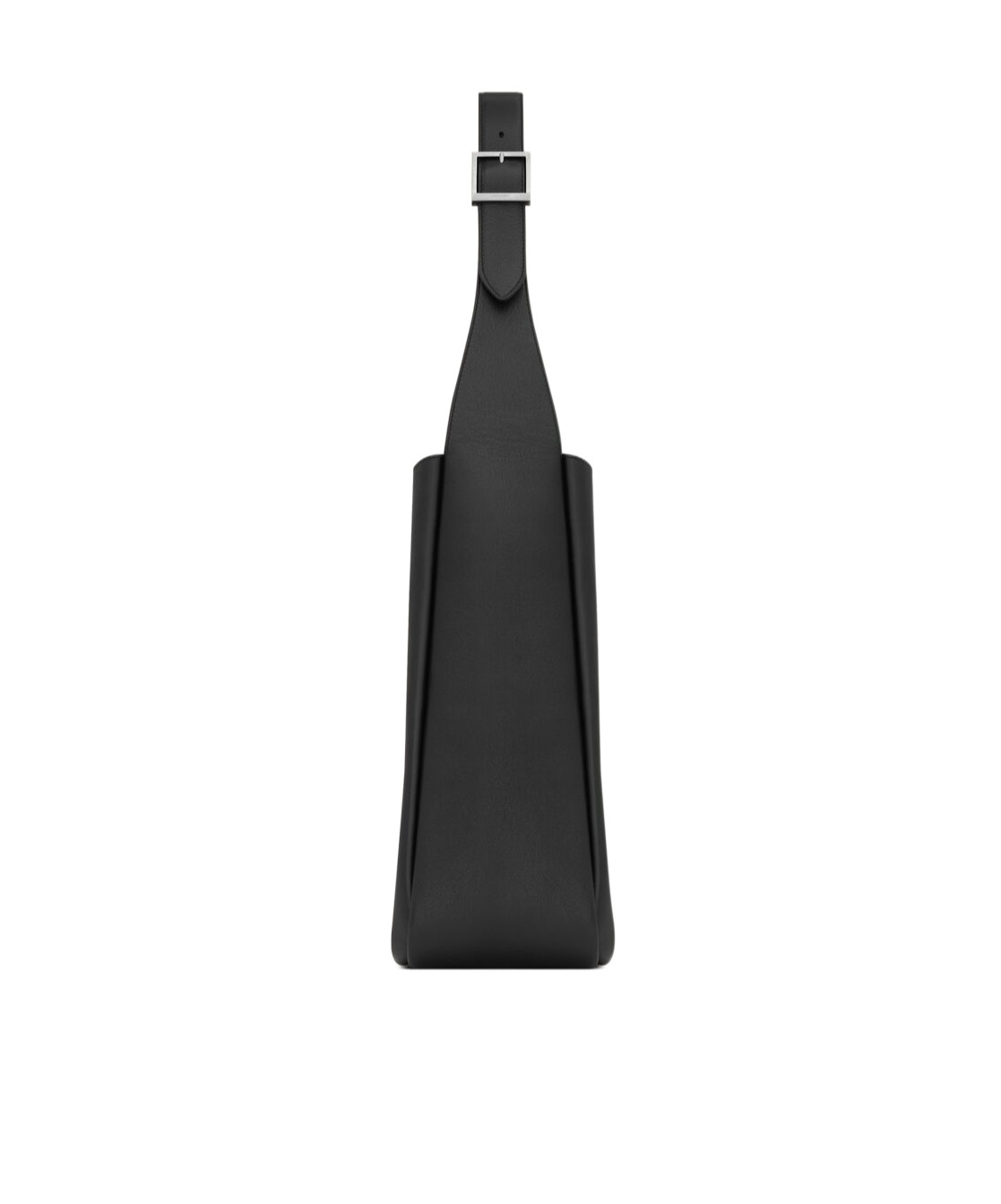 Saint Laurent Logo Shoulder Bag In Black