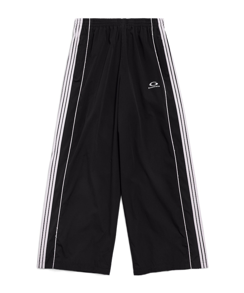 Shop Balenciaga Men's Large Tracksuit Pants In Black