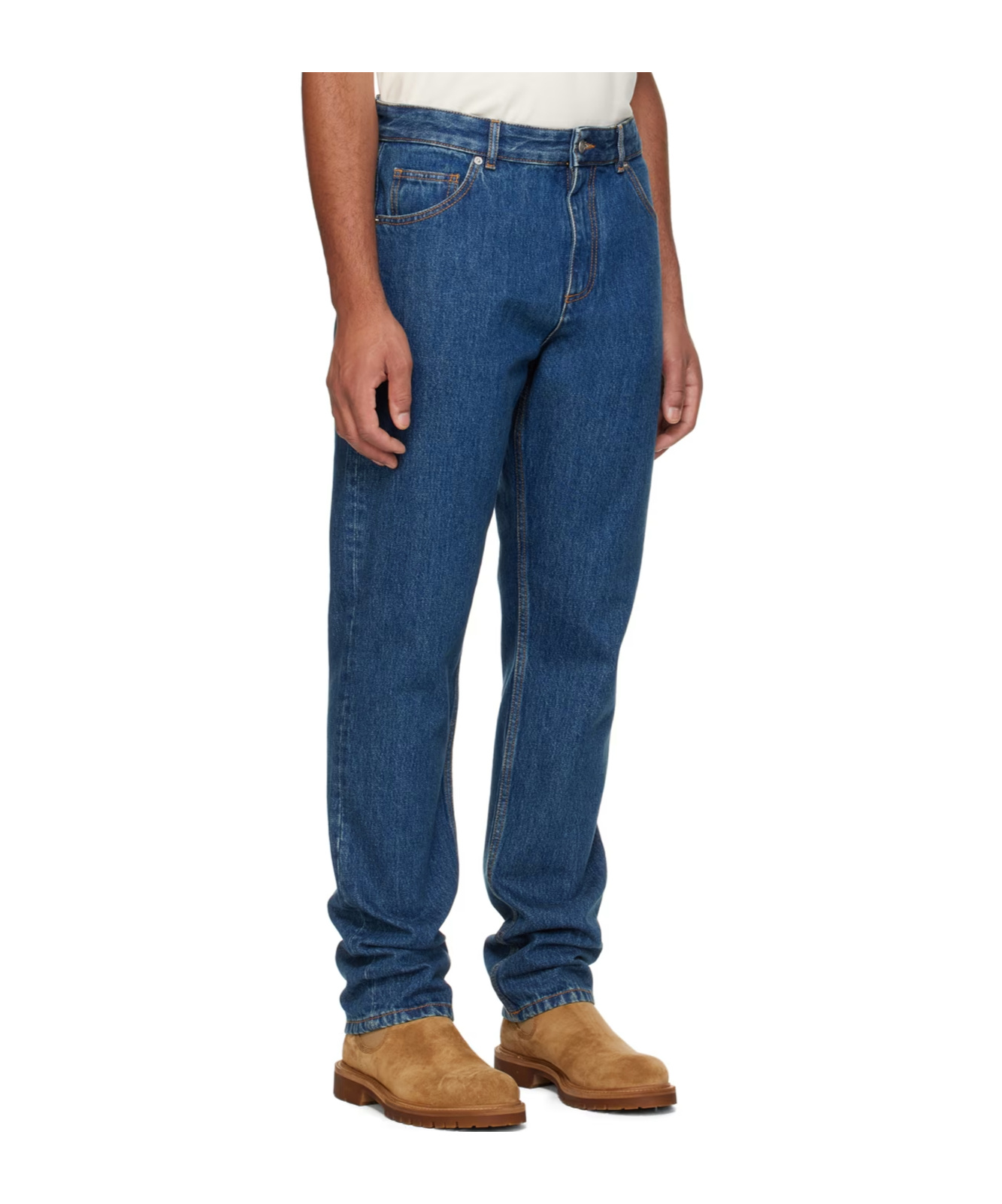 Bally Straight Jeans In Blue