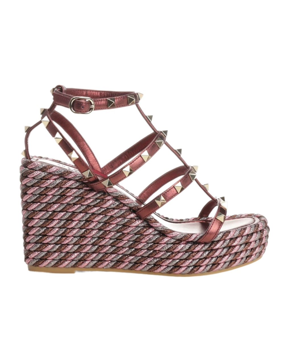 Valentino Open-toe High-heeled Sandals In Red