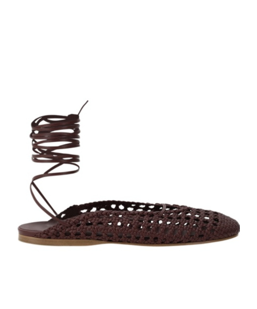 Shop Forte Forte Leather Sandals In Black