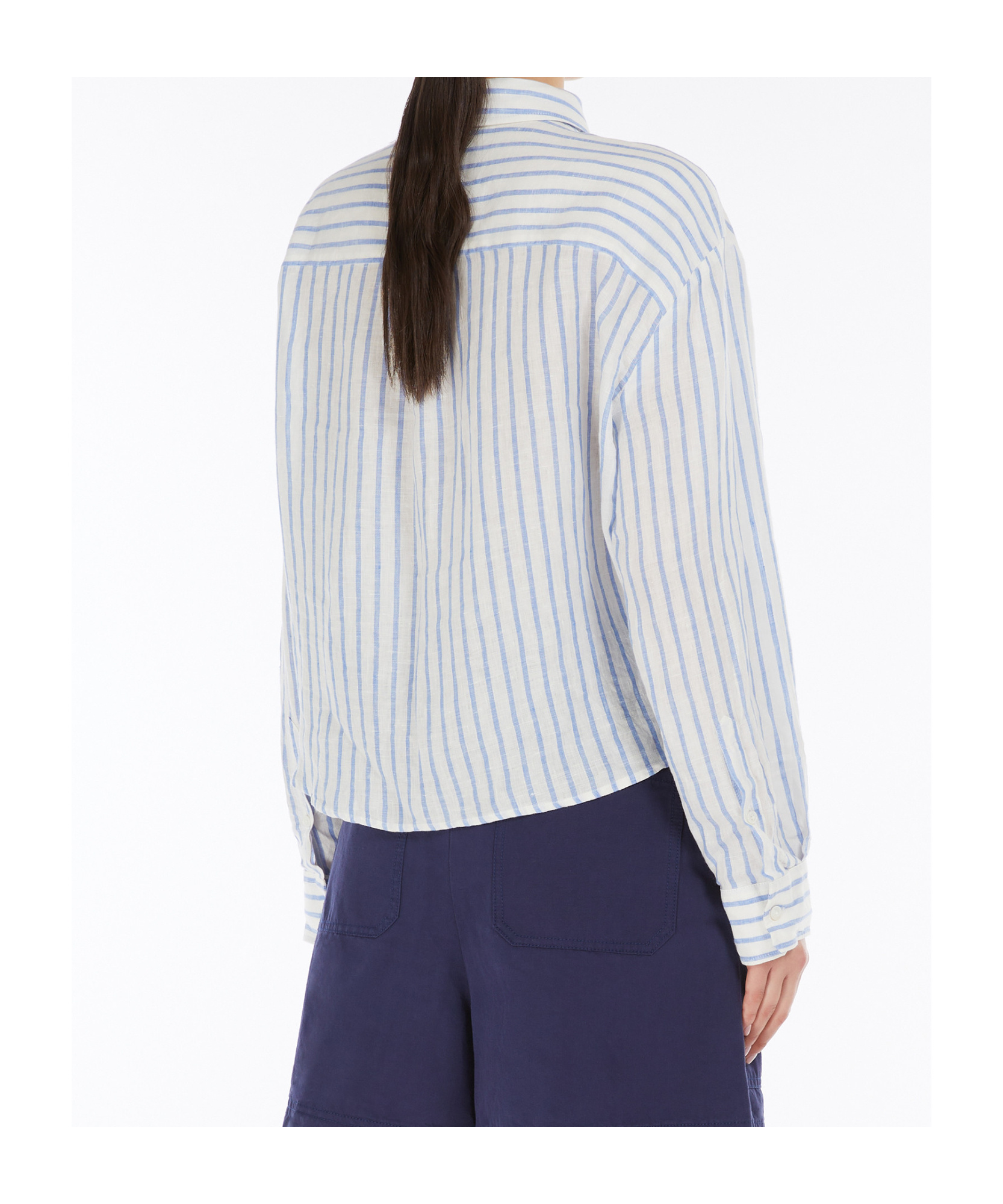 Weekend Max Mara Cantore Linen Shirt In White