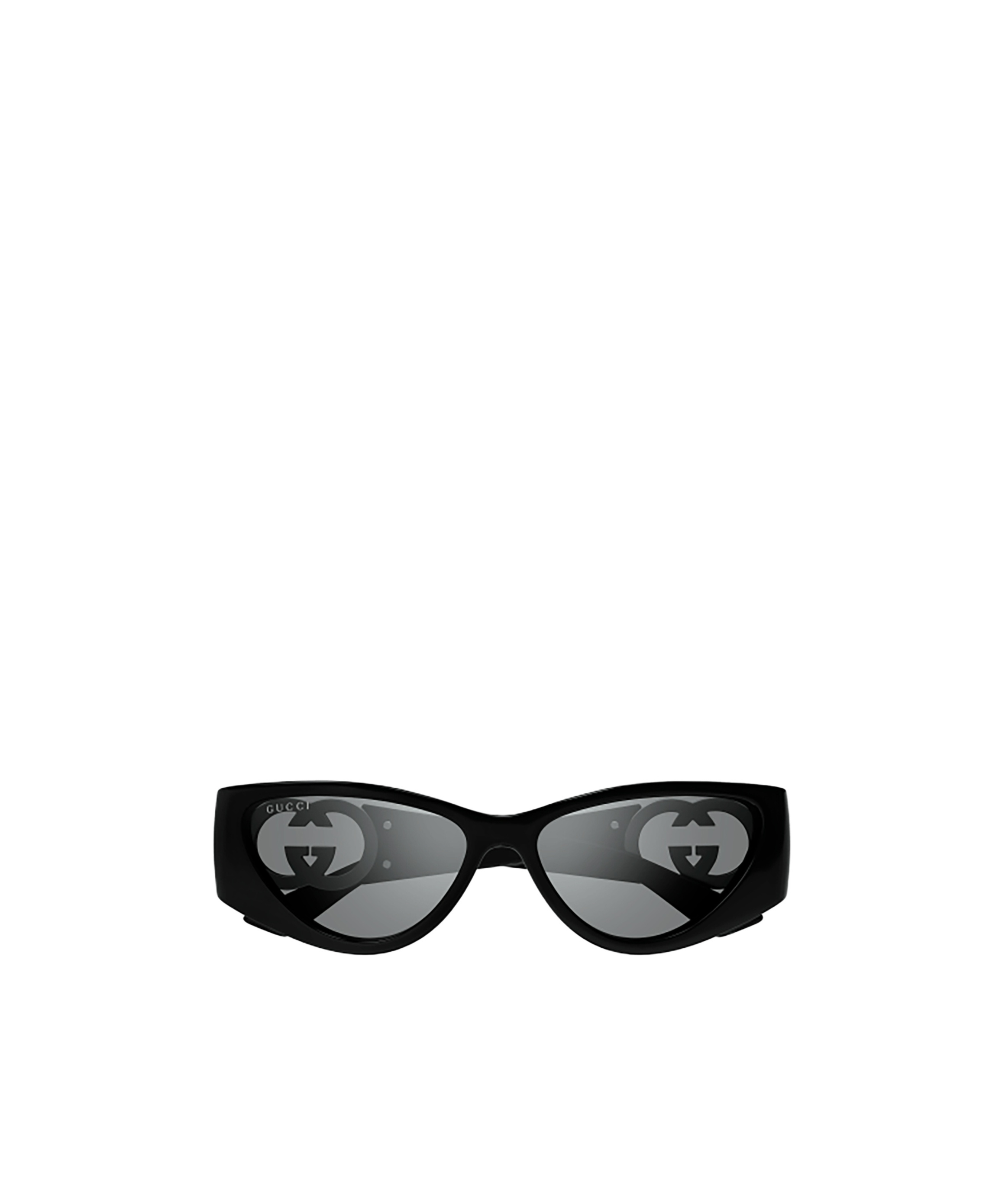Gucci Geometric Frame Sunglasses In Black