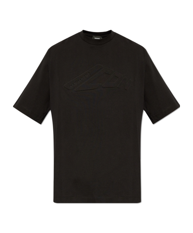 Dsquared2 Short-sleeved T-shirt In Black