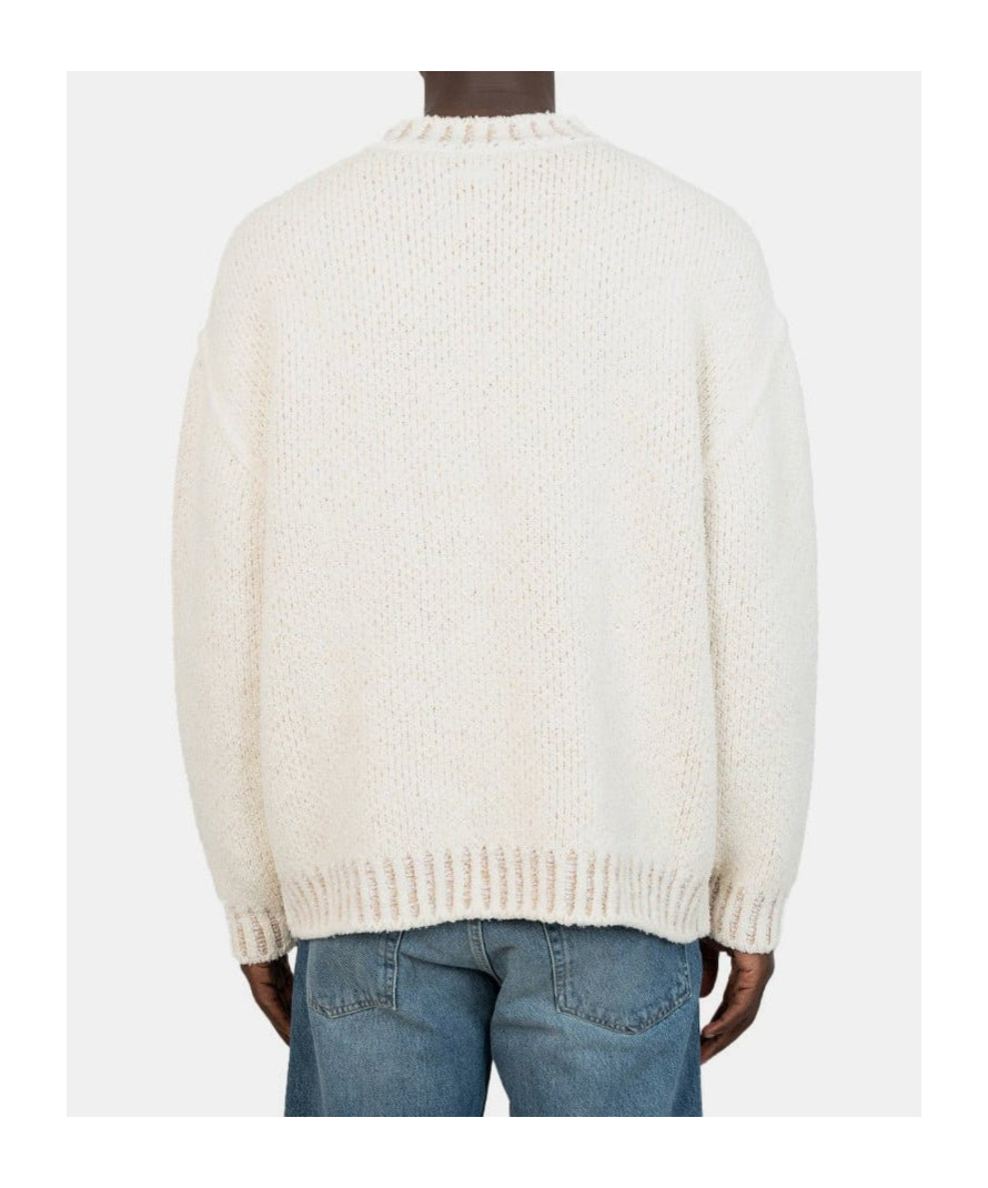 Lacoste Long-sleeved Sweater In Neutral