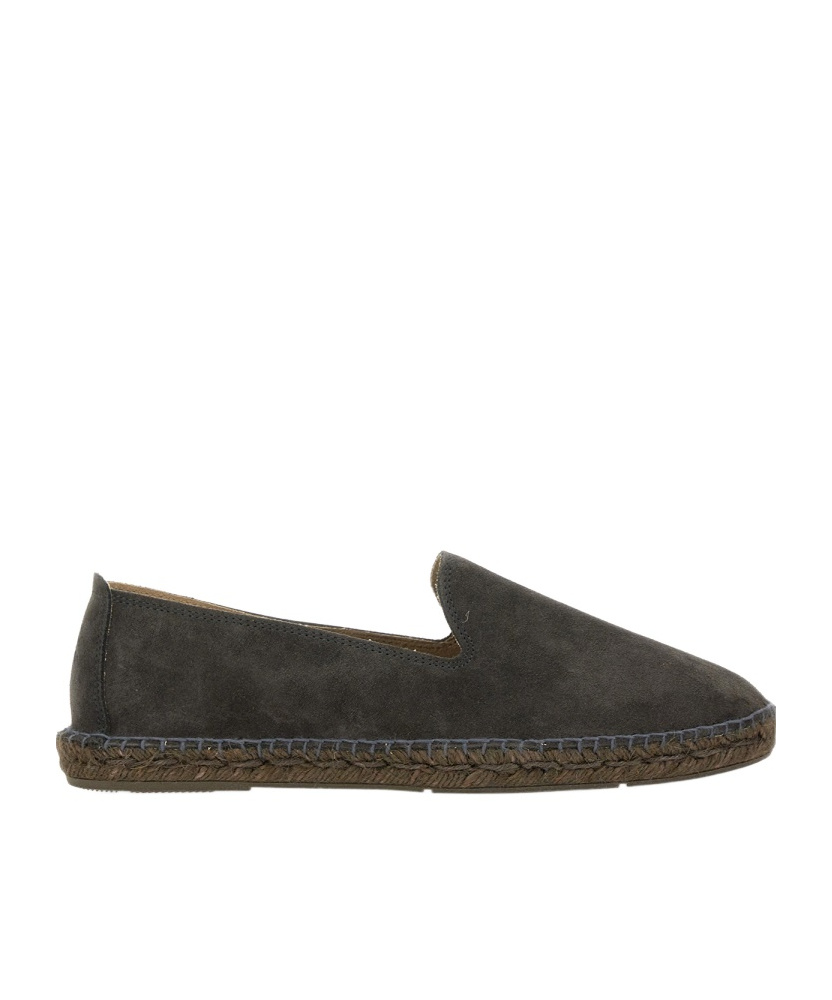Manebi Espadrille In Suede In Black