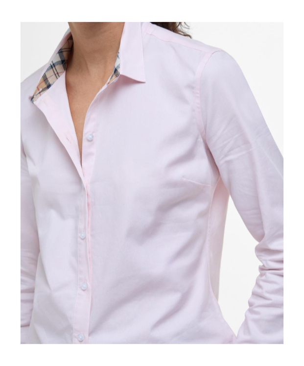 Barbour Derwent Long-sleeved Shirt In Pink