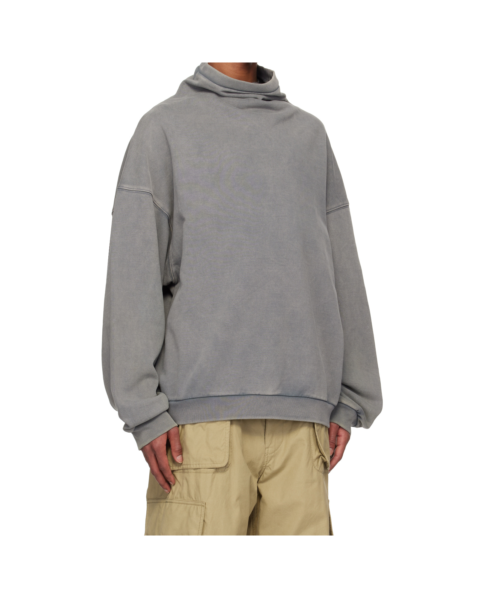 We11 Done Long-sleeved Turtleneck In Gray