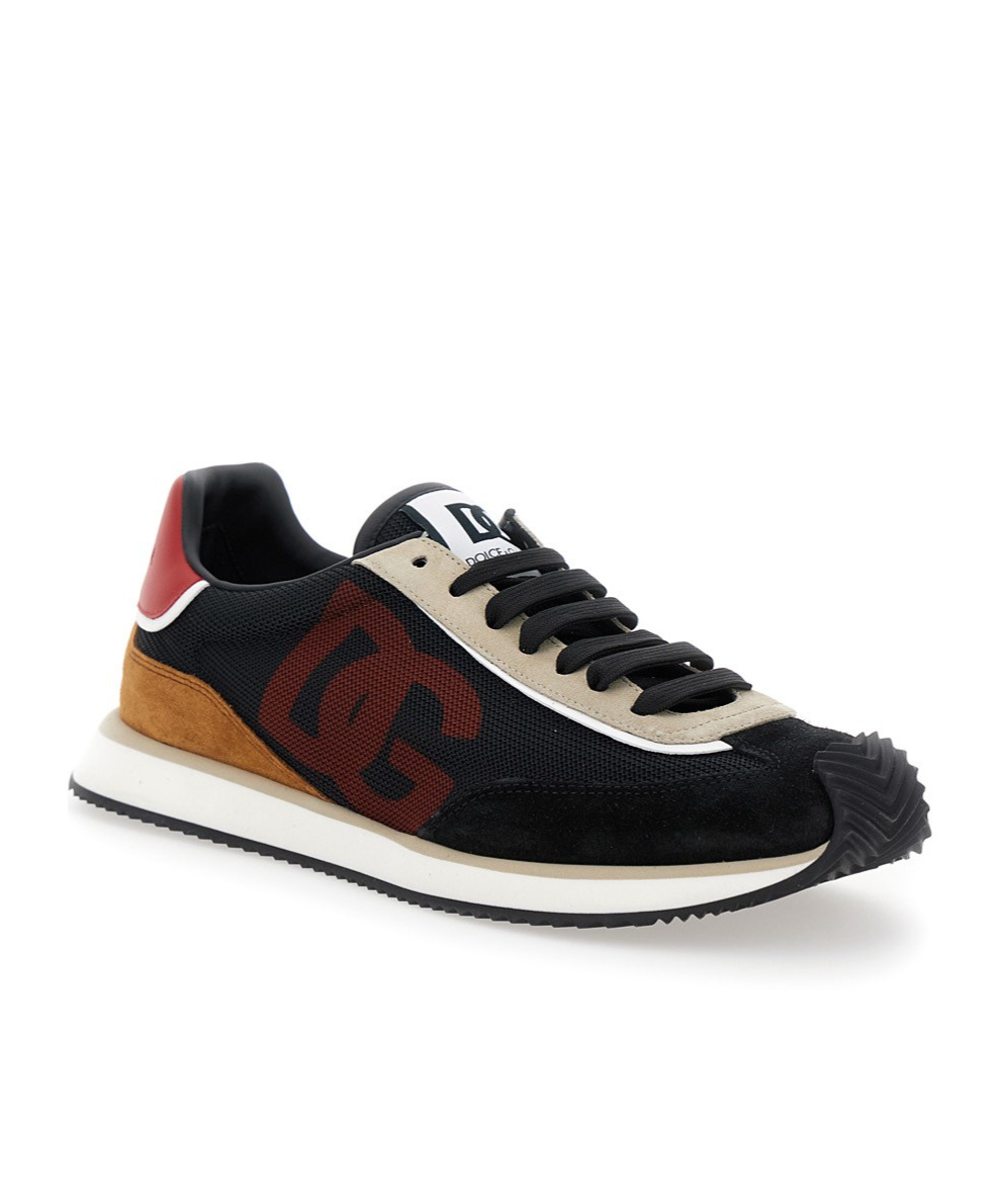 Dolce & Gabbana Dg Cushion Sneaker Sneakers Multicolor In Black